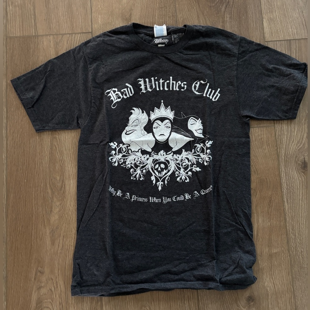 Small Disney Charcoal 'Bad Witches Club' Women’s Tee